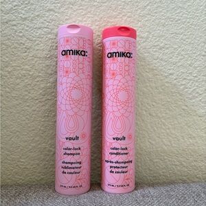AMIKA: Vault Color-Lock Shampoo & Conditioner Set 9.2 oz each